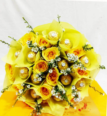 Chocolate Bouquet - Yellow Sweetness