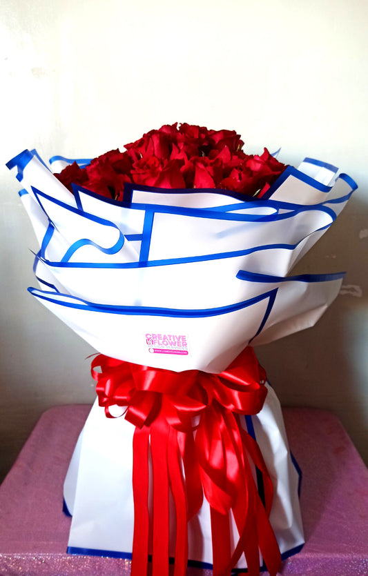 Giant - 5 dozen - 60 Stems White Radiant