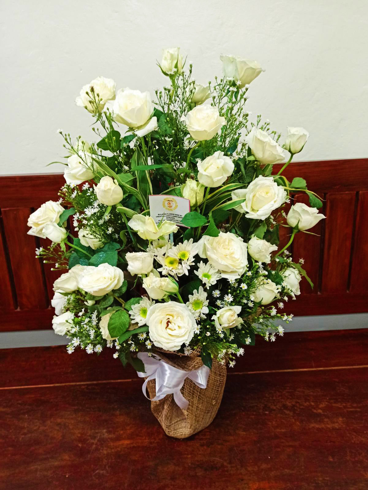 Mini Basket of Roses