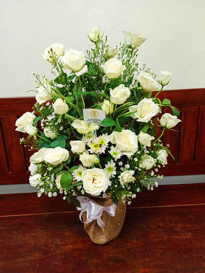 Mini Basket of Roses
