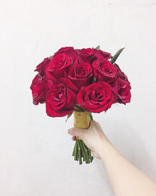 Bridal - Imported Red Ecuadorian - Classic Bouquet