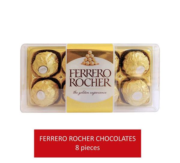 Chocolate - 8pcs Ferrero Rectangular – CREATIVE LOVE FLOWER DESIGN SERVICES