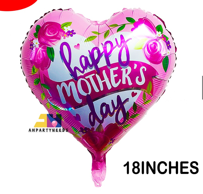 Happy Mother's day foil Balloon- Purple Pink