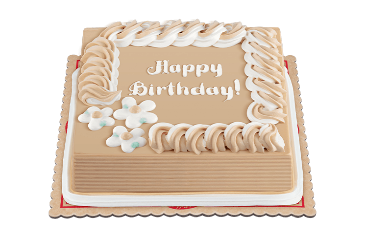 Creamy Caramel Dedication Cake - Jr Size